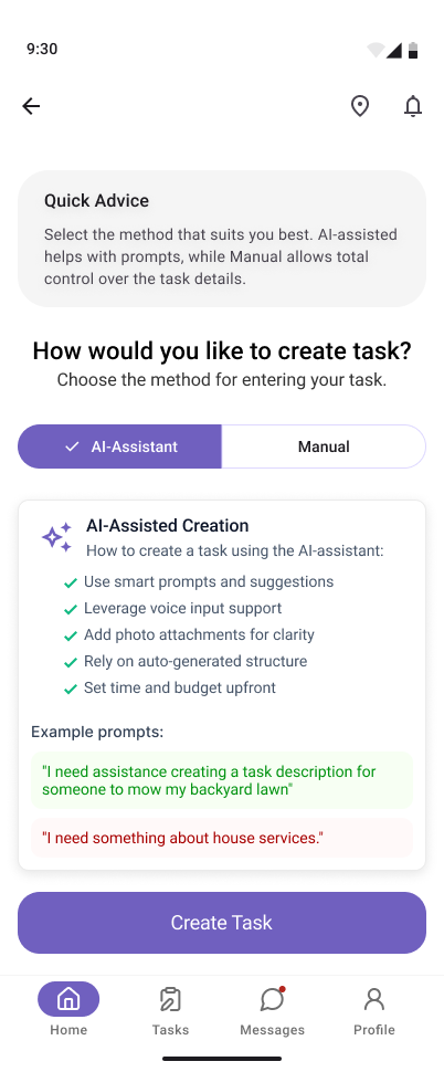 Tidii AI dialogue